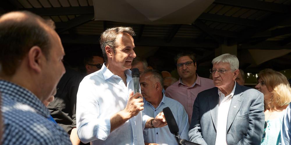 Μητσοτάκης από την Αρχαία Ολυμπία: Ισχυρή ανάπτυξη, αυτοδύναμη Ελλάδα είναι το σύνθημα μας