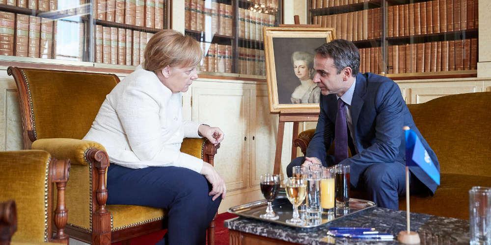 Τι ειπώθηκε στις συναντήσεις Μητσοτάκη με Μέρκελ, Αναστασιάδη και Βέμπερ