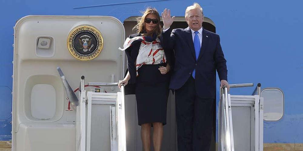 Στο Λονδίνο ο Τραμπ και Μελάνια εν μέσω διαδηλώσεων αποδοκιμασίας