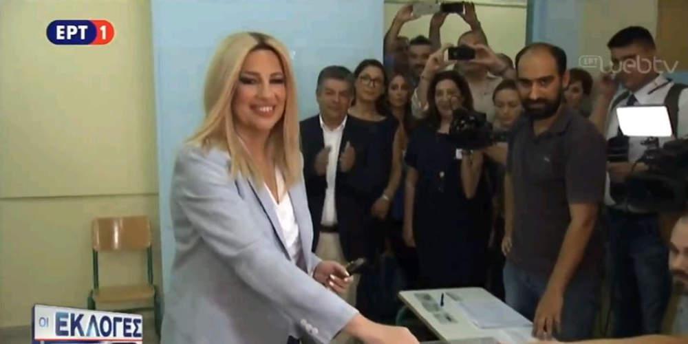 Ψήφισε η Φώφη Γεννηματά: Σήμερα η λογική επιστρέφει στον τόπο