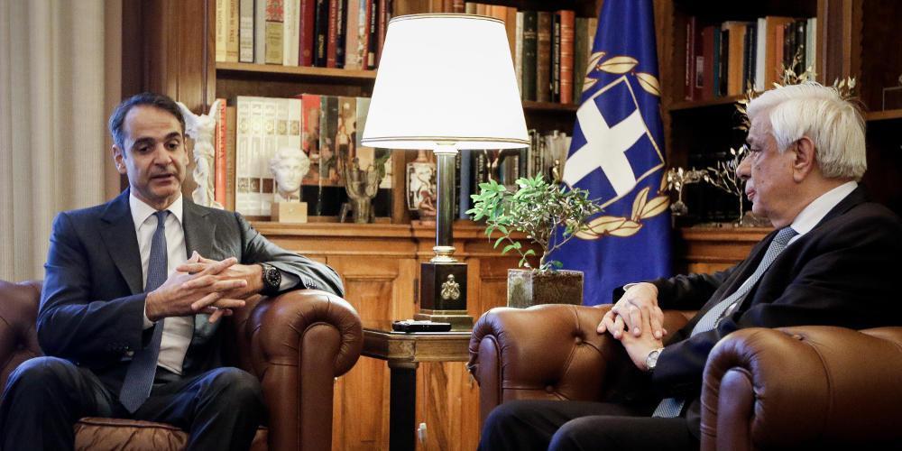 Εντολή σχηματισμού κυβέρνησης σε Μητσοτάκη από Παυλόπουλο - Στη 1 ορκίζεται πρωθυπουργός