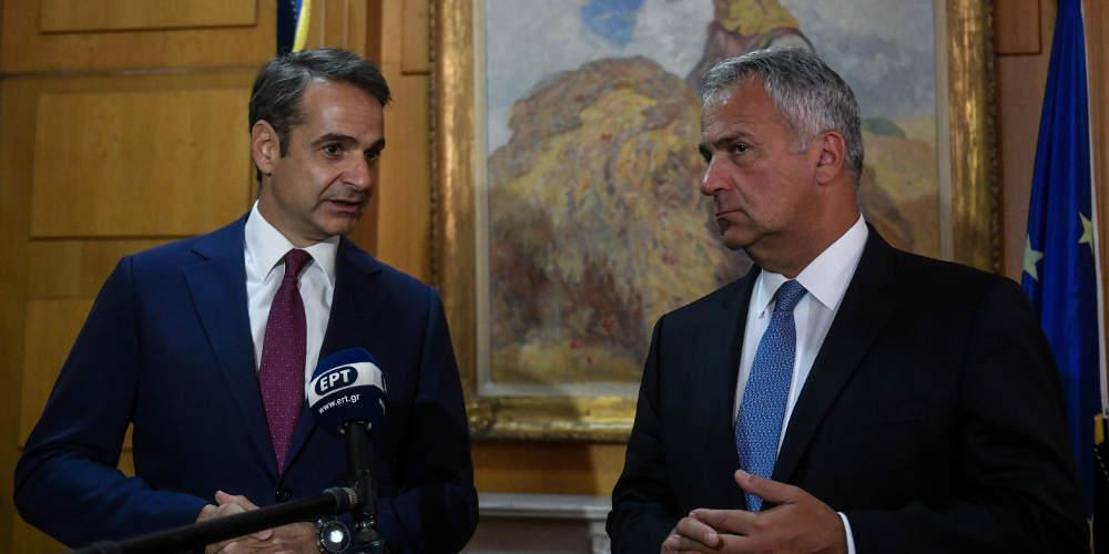 Μητσοτάκης από το υπουργείο Αγροτική Ανάπτυξης: Προτεραιότητα η αναβάθμιση του πρωτογενούς τομέα