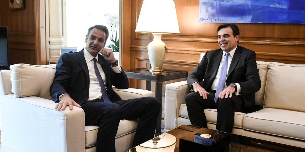 Συνάντηση Μητσοτάκη-Σχοινά με επίκεντρο το προσφυγικό-μεταναστευτικό