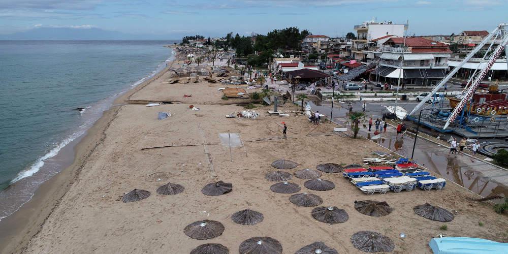 Δείτε τις καταστροφές στη Χαλκιδική από ψηλά [εικόνες]