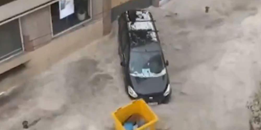 Χάος στη Μαδρίτη από τις βροχές: Πλημμύρισαν δρόμοι, νοσοκομείο και μετρό [βίντεο]