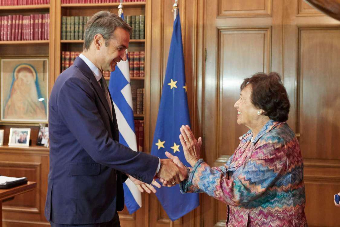 Η εμβάθυνση της συνεργασίας Ελλάδας-ΗΠΑ στο επίκεντρο της συνάντησης Μητσοτάκη με Nita Lowey