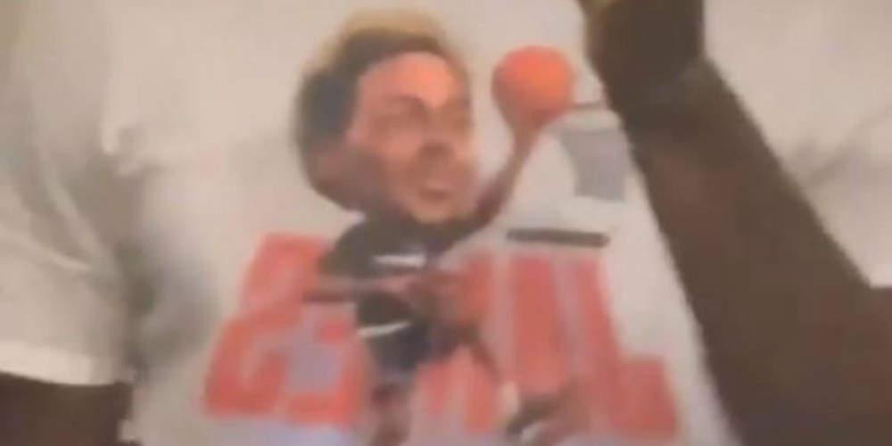 Ο ΛεΜπρόν Τζέιμς κάνει προπόνηση φορώντας μπλουζάκι με τον γιο του [βίντεο]