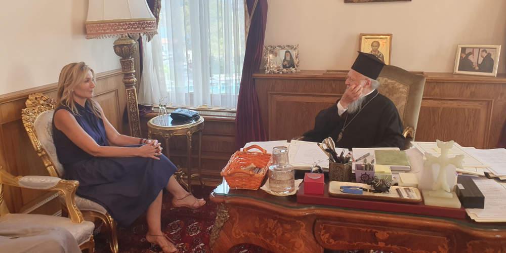 Στο Οικουμενικό Πατριαρχείο η Μαρέβα Γκραμπόφκσι-Μητσοτάκη