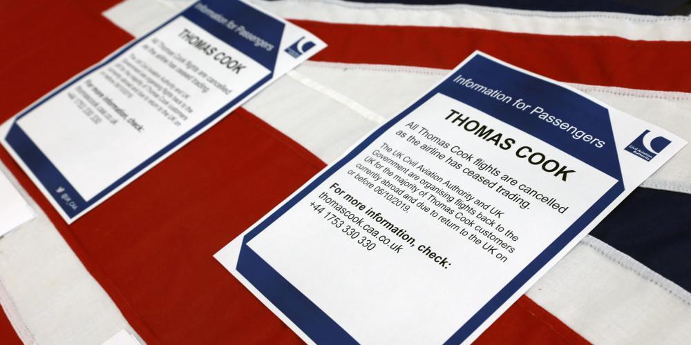 Το Λονδίνο κάνει επιστροφές 135.300 ανθρώπων μετά την κατάρρευση της Thomas Cook