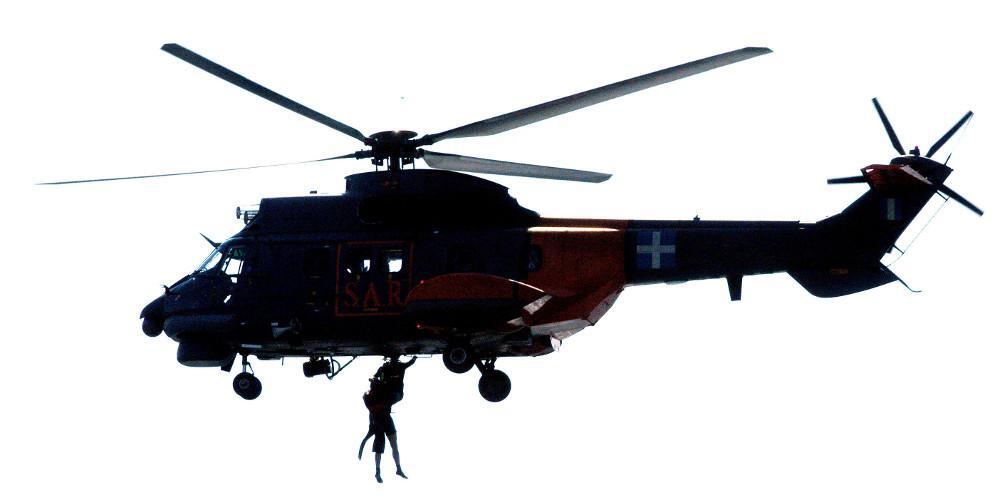 επιχείρηση διάσωσης όλυμπος super puma