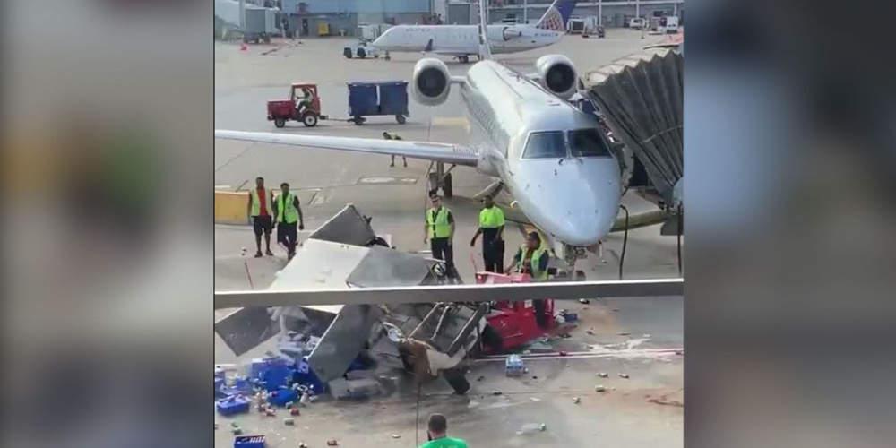 Απίστευτο: Όχημα τροφοδοσίας εκτός ελέγχου έκανε άνω κάτω το αεροδρόμιο του Σικάγο [βίντεο]