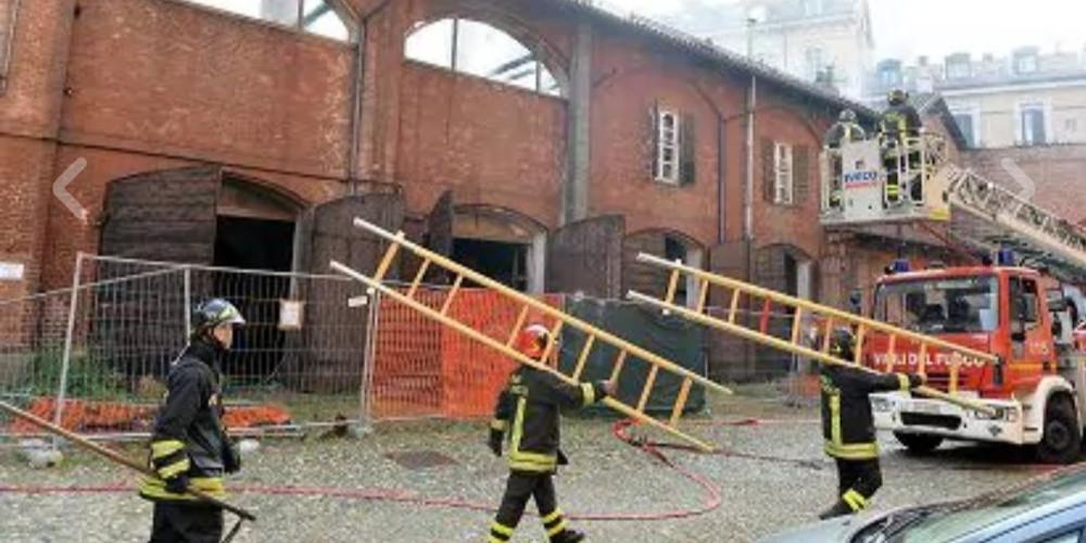 Φωτιά σε μνημείο της UNESCO στο Τορίνο [εικόνες]