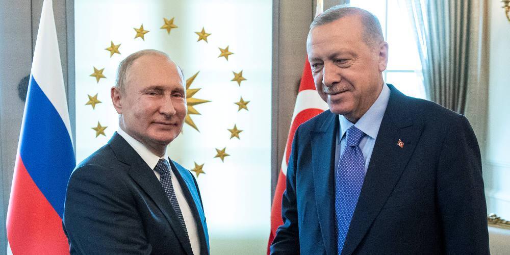 Τηλεφωνική επικοινωνία Πούτιν με Ερντογάν για τις συγκρούσεις στη Λιβύη και τη Συρία