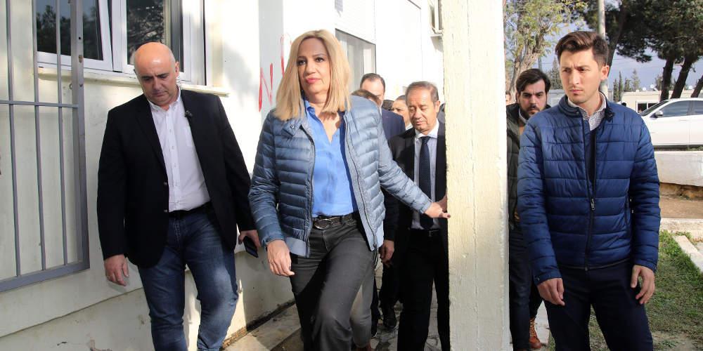 Γεννηματά στα Διαβατά: Η Ελλάδα δεν αντέχει άλλες Μόριες