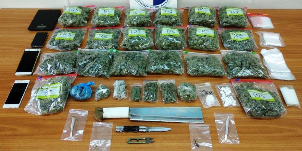 Δύο συλλήψεις στη Νίκαια για διακίνηση και εμπορία ναρκωτικών ουσιών