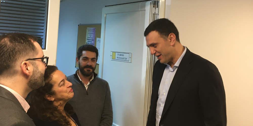 Επίσκεψη Κικίλια στο Δαφνί ανήμερα των Χριστουγέννων