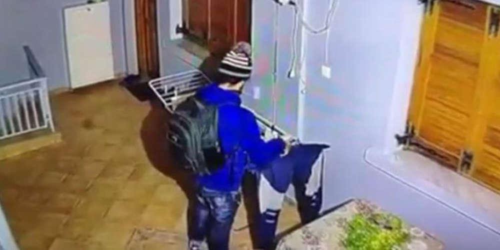 Κλέφτης-νοικοκύρης στη Θεσσαλονίκη: Πήρε ένα παντελόνι από την μπουγάδα και έφυγε!