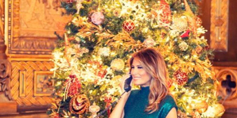 Αντιδράσεις για το χριστουγεννιάτικο μήνυμα της Μελάνια Τραμπ