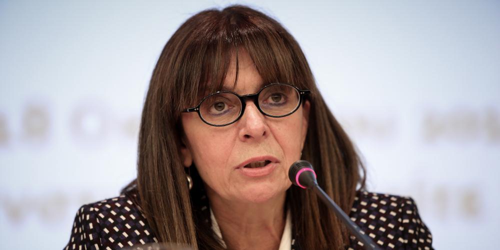 Σακελλαροπούλου: Η προκλητικότητα και η επιθετικότητα της Τουρκίας δεν μας πτοούν