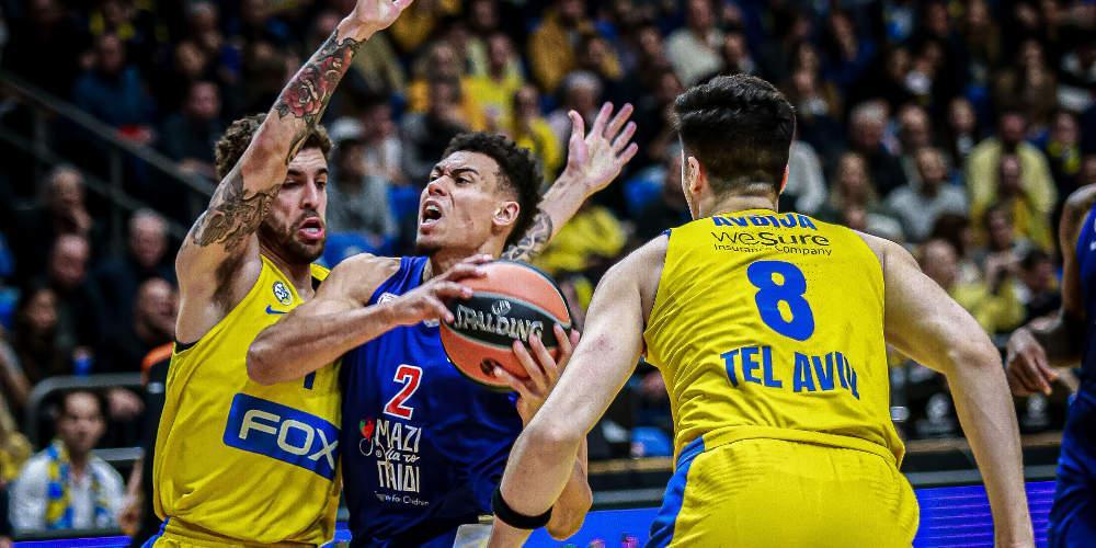 Euroleague: «Αυτοκτόνησε» ο Ολυμπιακός στο Τελ Αβίβ – Ήττα με 71-70 από τη Μακάμπι