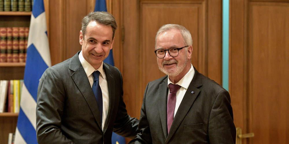 Συνάντηση Μητσοτάκη-Χόγερ: Έχουμε φιλόδοξα σχέδια για το 2020