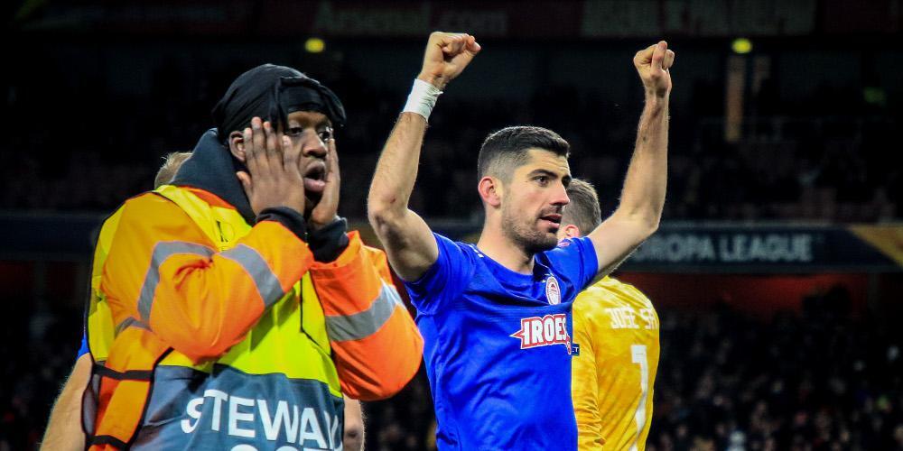 Ο Ολυμπιακός ανάγκασε σε Brexit την Αρσεναλ και πήρε την πρόκριση στους «16» του Europa League