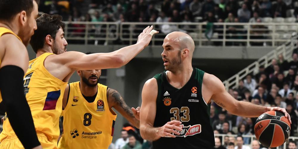Euroleague: Αυτόχειρας και τώρα... τρέχει ο Παναθηναϊκός που έχασε με 92-81 από την Μπαρτσελόνα