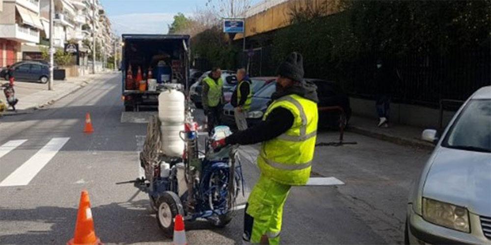 Επαναδιαγράμμιση διαβάσεων πεζών από τον Δήμο Αθηναίων