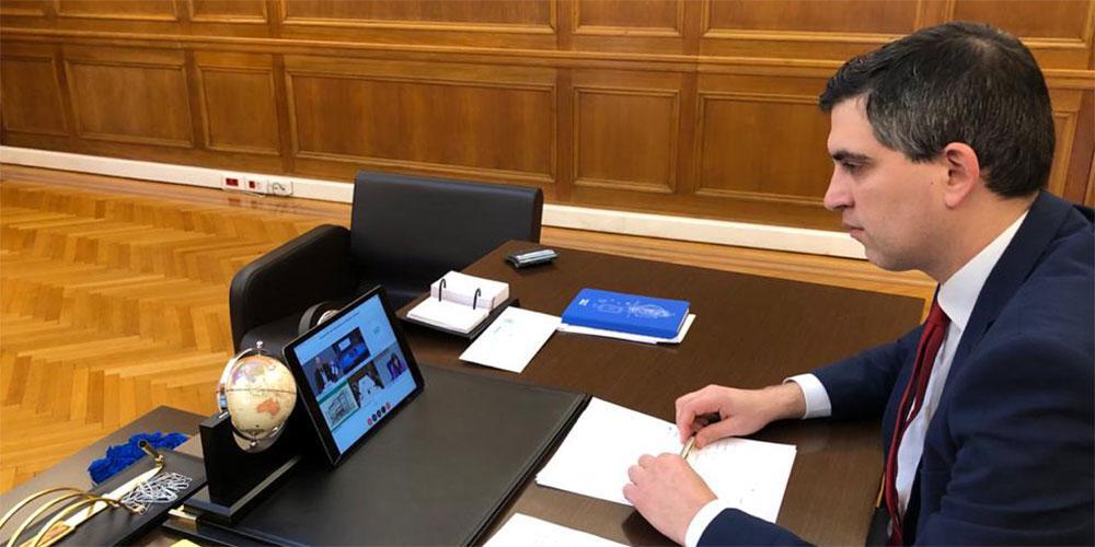 Ο Χρήστος Δήμας μετείχε στην τηλεδιάσκεψη Υπουργών Έρευνας και Καινοτομίας της Ε.Ε. με φόντο τη μάχη κατά του κορωνοϊού