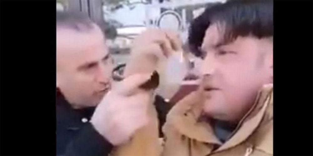 Εισαγγελική παρέμβαση για βίντεο με τον οπαδό του ΠΑΟΚ που αναγκάζει μετανάστη να κάνει τον σταυρό του