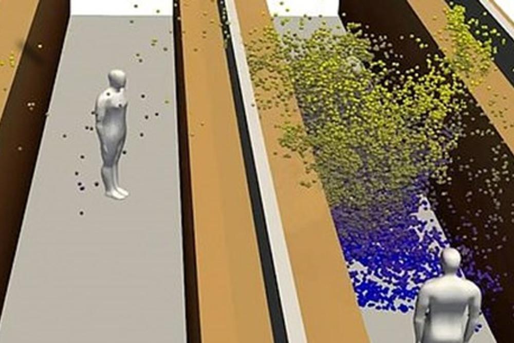 Βίντεο προσομοίωση δείχνει τι συμβαίνει όταν ένας φορέας κορωνοϊού βήξει μέσα σε σούπερ μάρκετ