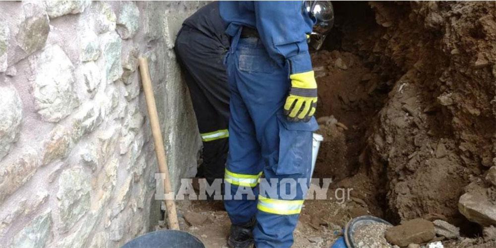 Τραγωδία στην Ευρυτανία: Νεκρός ανασύρθηκε ο 60χρονος εργάτης που καταπλακώθηκε από τοίχο