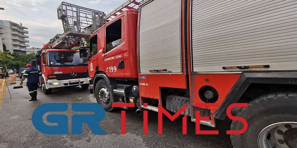 Στις φλόγες διαμέρισμα στις Συκιές Θεσσαλονίκης – Δεν υπήρξαν τραυματίες