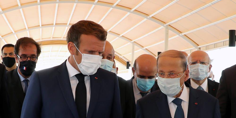 Στη Βηρυτό ο Μακρόν: Αν δεν γίνουν μεταρρυθμίσεις ο Λίβανος θα συνεχίσει να υποφέρει