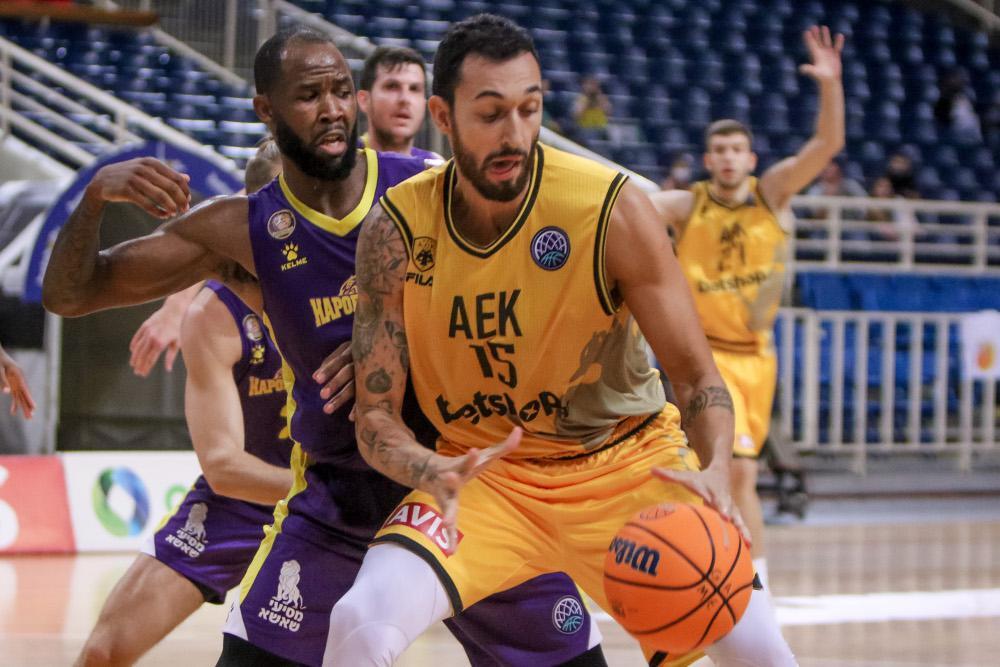 Basketball Champions League: ΑΕΚ-Χάποελ Χολόν 100-96