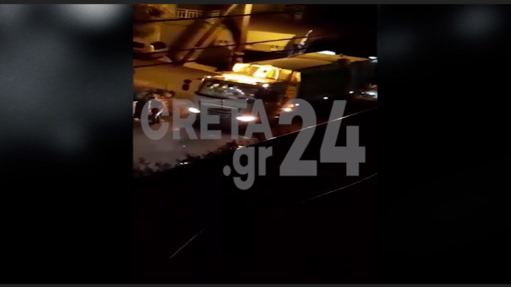 Καρέ καρέ η άγρια επίθεση στους εργαζομένους της καθαριότητας στην Κρήτη