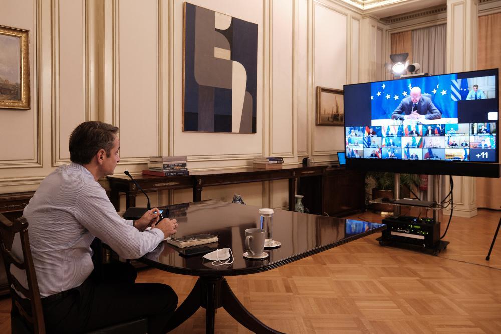 Μητσοτάκης- Στην τηλεδιάσκεψη ηγετών της ΕΕ: Ευρωπαϊκός συντονισμός για την πανδημία