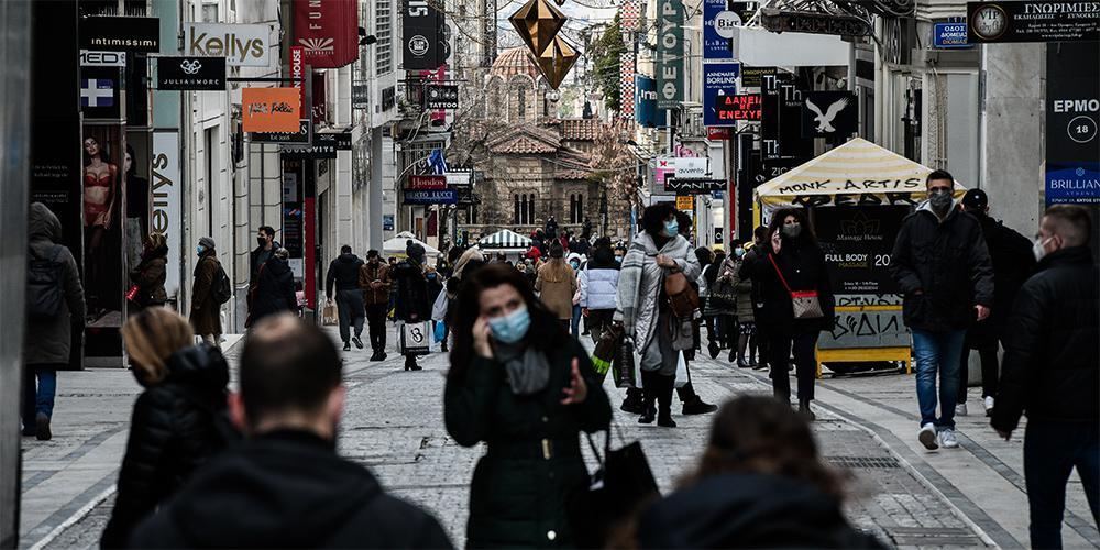 Πρεμιέρα για το λιανεμπόριο: Κοσμοσυρροή στην Ερμού - Ψώνια με ουρές, μέτρα και αποστάσεις [εικόνες]