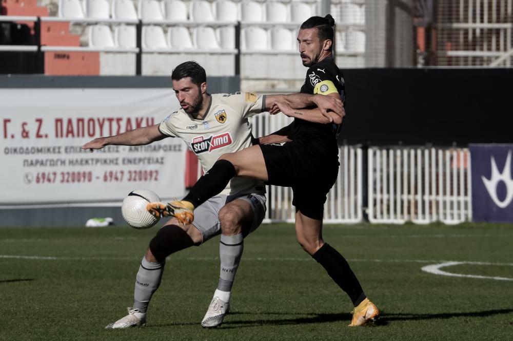 Super League 1: Και πάλι δεύτερη η ΑΕΚ, 2-0 τον ΟΦΗ στο Ηράκλειο