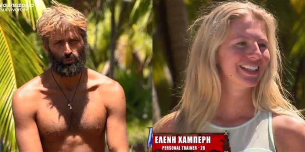 Survivor 4: Το… ενδιαφέρον του Αλέξη Παππά για την Ελένη Χαμπέρη!