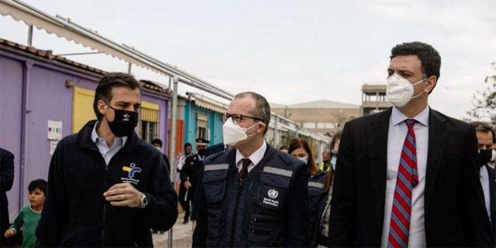 Τη δομή φιλοξενίας στον Ελαιώνα επισκέφθηκε ο Χένρι Κλούγκε