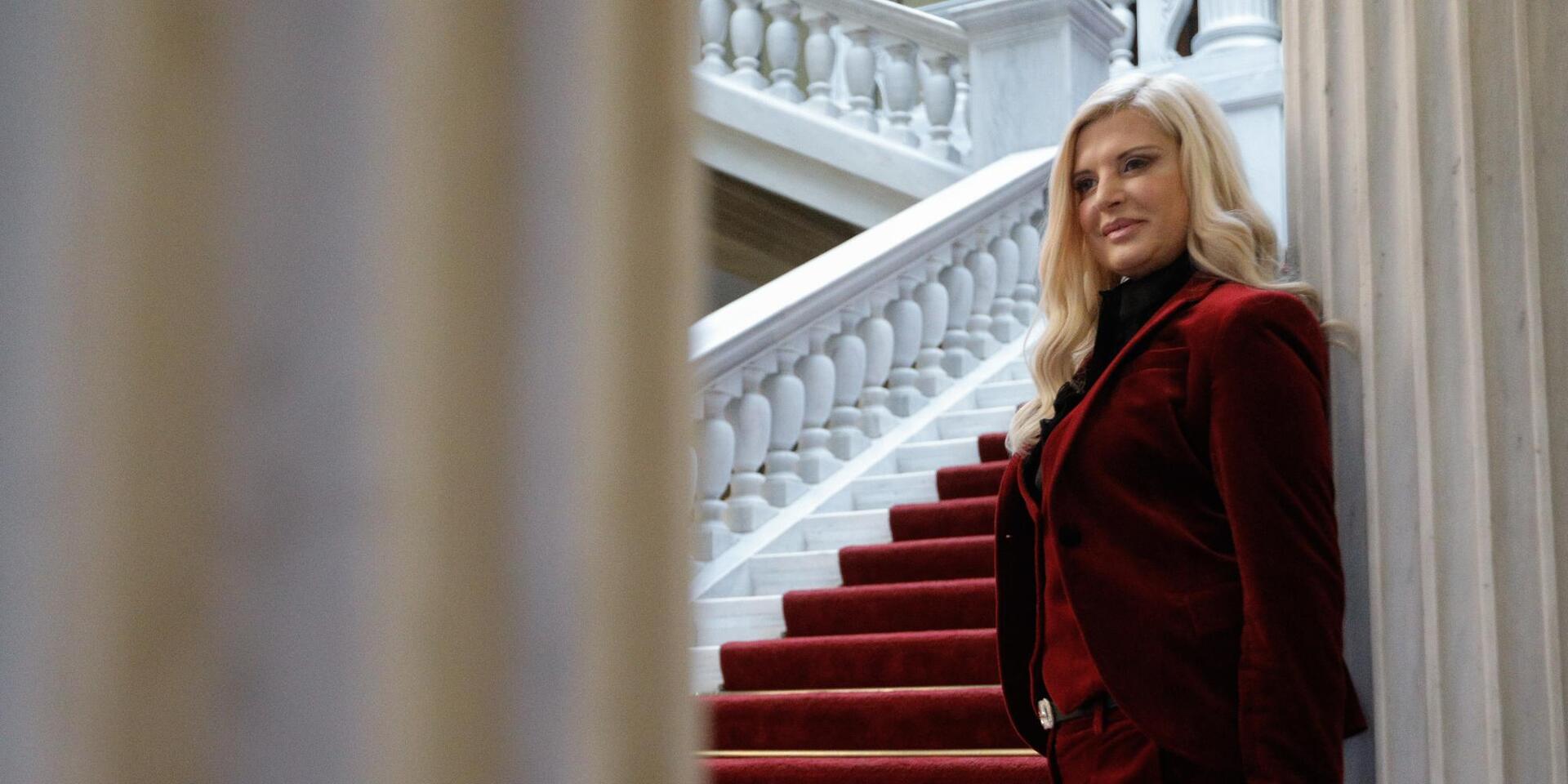 Σείστηκε το Ηρώδειο - Η Μαρίνα Πατούλη εμφανίστηκε με ολόμαυρο φόρεμα