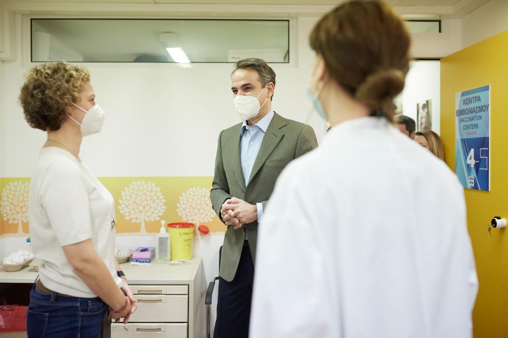 Μητσοτάκης: Aρχές Μαΐου θα έχουν εμβολιαστεί όλοι οι άνω των 60