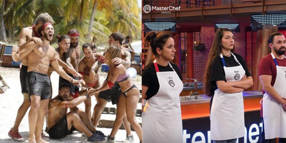 Τηλεθέαση: Στη… μάχη Survivor - MasterChef και ο μεγάλος νικητής!