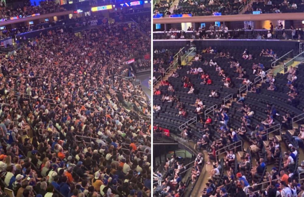 Γήπεδο στο NBA με 15.000 θεατές χωρίστηκε σε εμβολιασμένους και μη