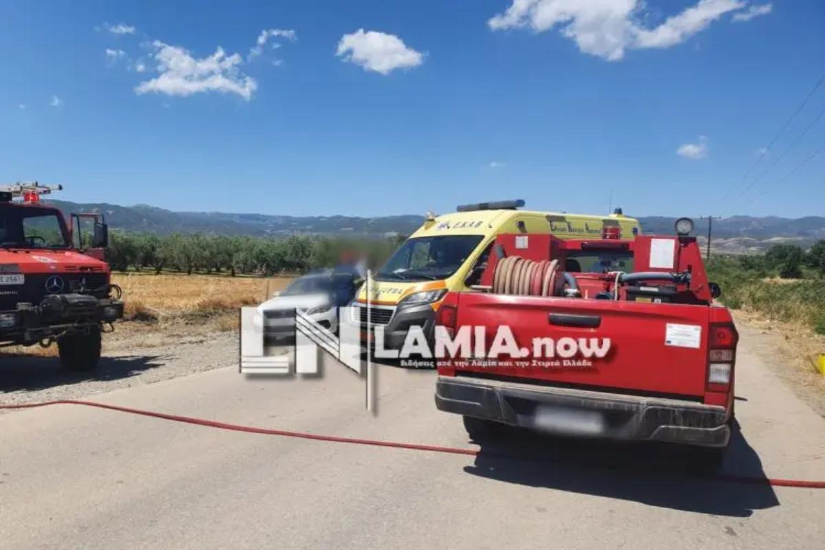 Λαμία: Είχε άγιο – Τούμπαρε το όχημα που οδηγούσε και βρέθηκε στο… χωράφι