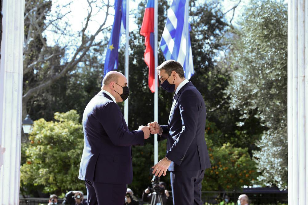 Τηλεφωνική επικοινωνία Μητσοτάκη - Μισούστιν για θέματα τουρισμού και πανδημίας