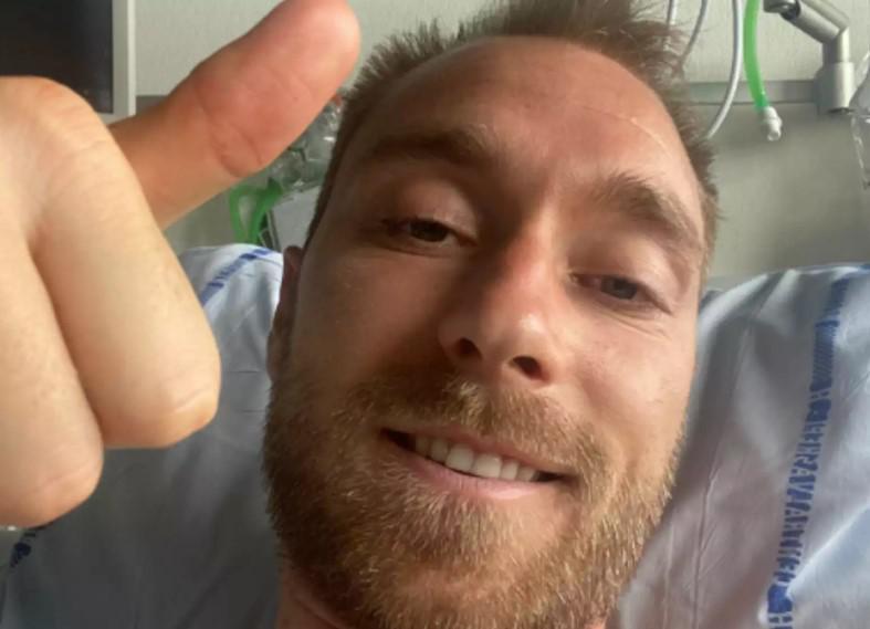 Euro 2020: Ο Έρικσεν είναι εδώ – Η πρώτη φωτογραφία μέσα από το νοσοκομείο και η στήριξη στους συμπαίκτες του