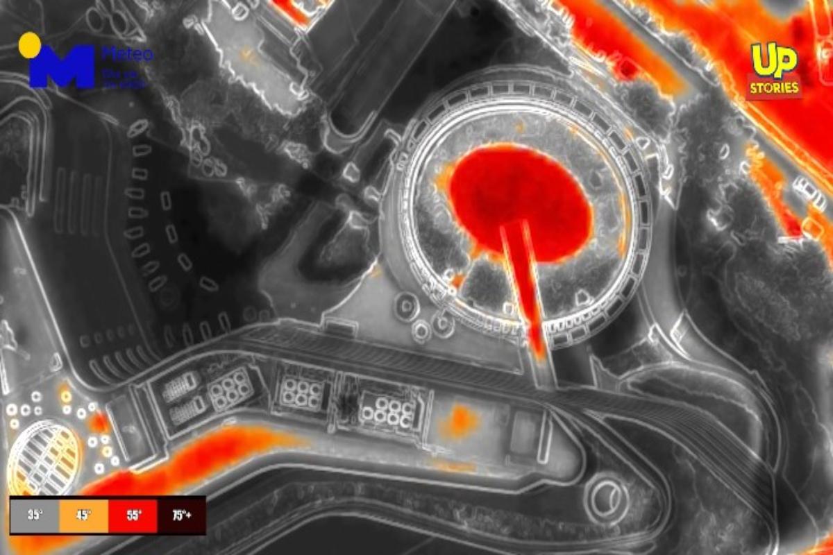 Πτήση με θερμική κάμερα πάνω από την Αθήνα εν μέσω καύσωνα - 72°C η υψηλότερη θερμοκρασία