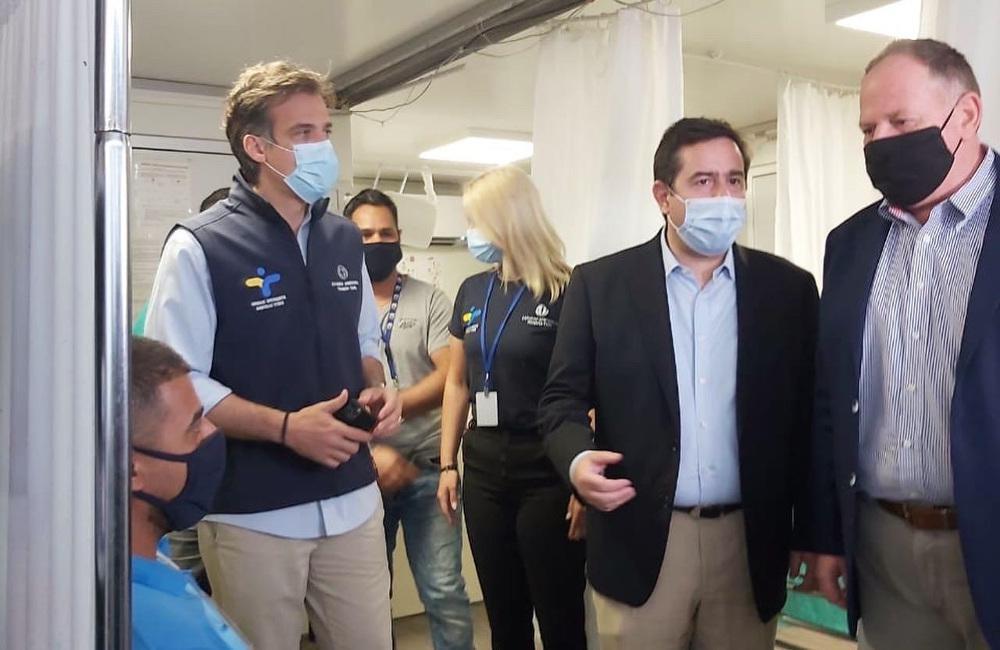 Στο ΚΥΤ της Χίου Μηταράκης και Αρκουμανέας για την έναρξη των εμβολιασμών